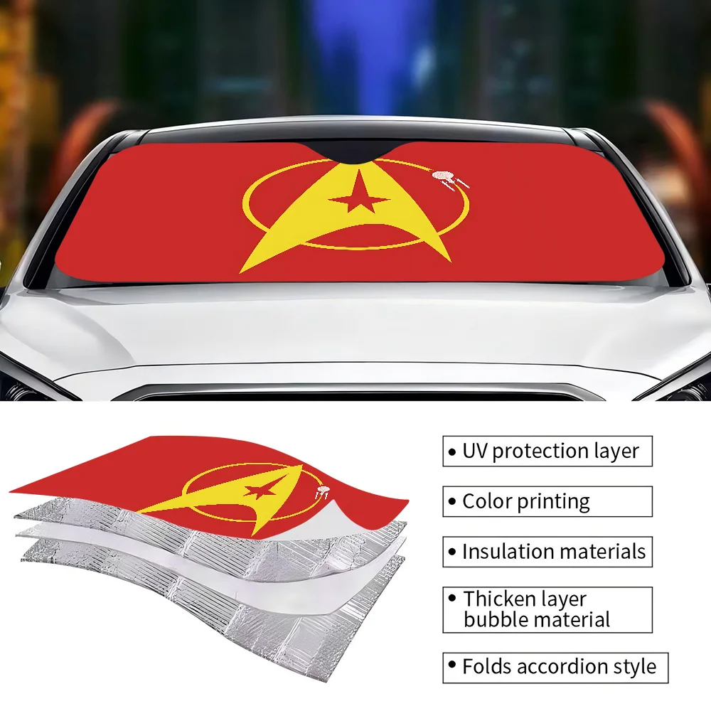 S-Star T-Trek Parabrezza Parasole Finestra di automobile Parabrezza Copertura Parasole Auto Visiera parasole Auto-copre Protezione solare per auto