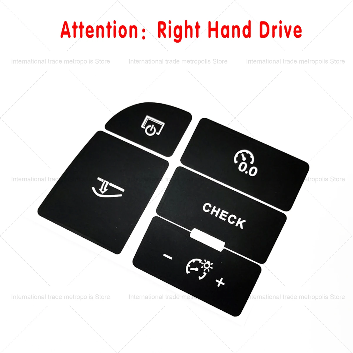 Suitable for Audi A6/A6L 05-11 central control glove box button repair sticker Dashboard Check