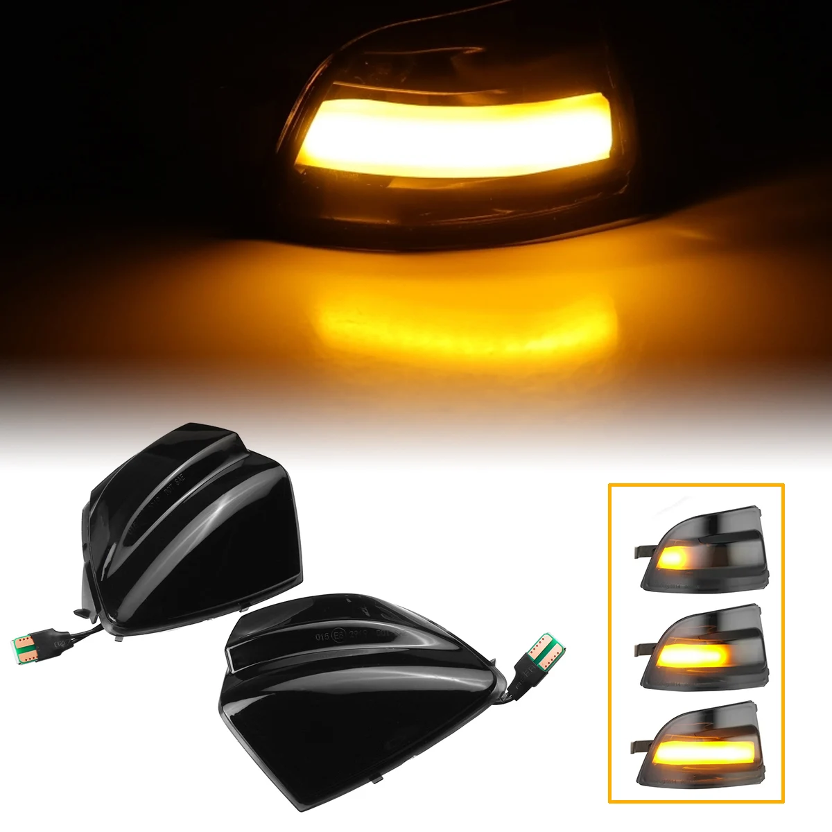 LED Dynamic Side Mirror Indication Light Turn Signal Lamp For Ford S-Max 2007-2014 Kuga C394 2008-2012 C-Max 11-19 Car Styling