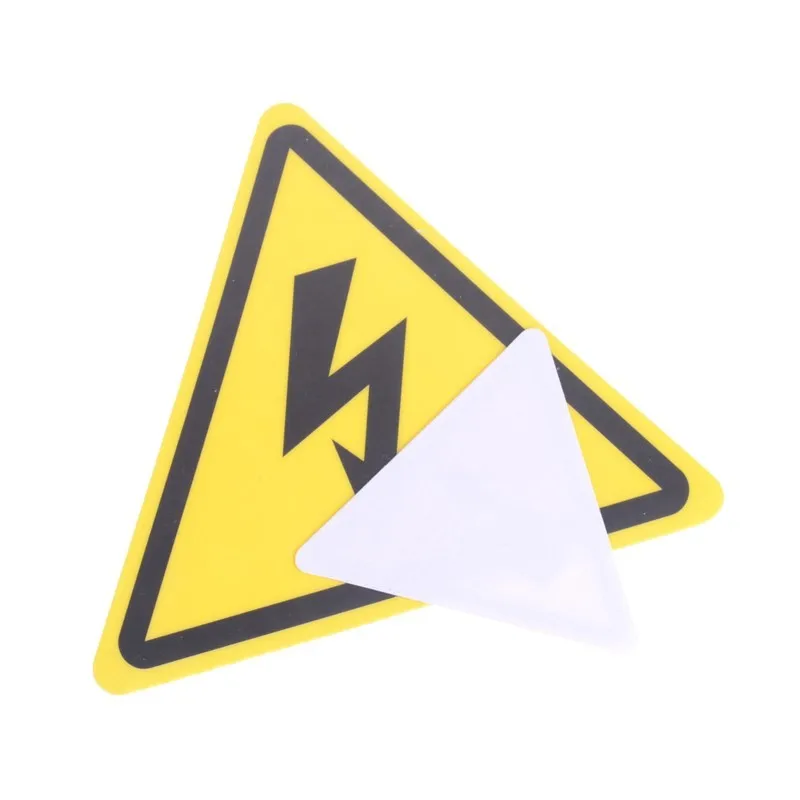 High Quality 2PCS Danger Voltage Electric Warning Safety Label Sign Decal Sticker