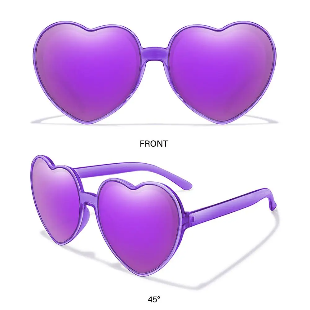 Women's Accessories Cosplay Party Glasses Heart-Shaped Sunglasses Clout Goggle Heart Sunglasses for Women UV400 Protection