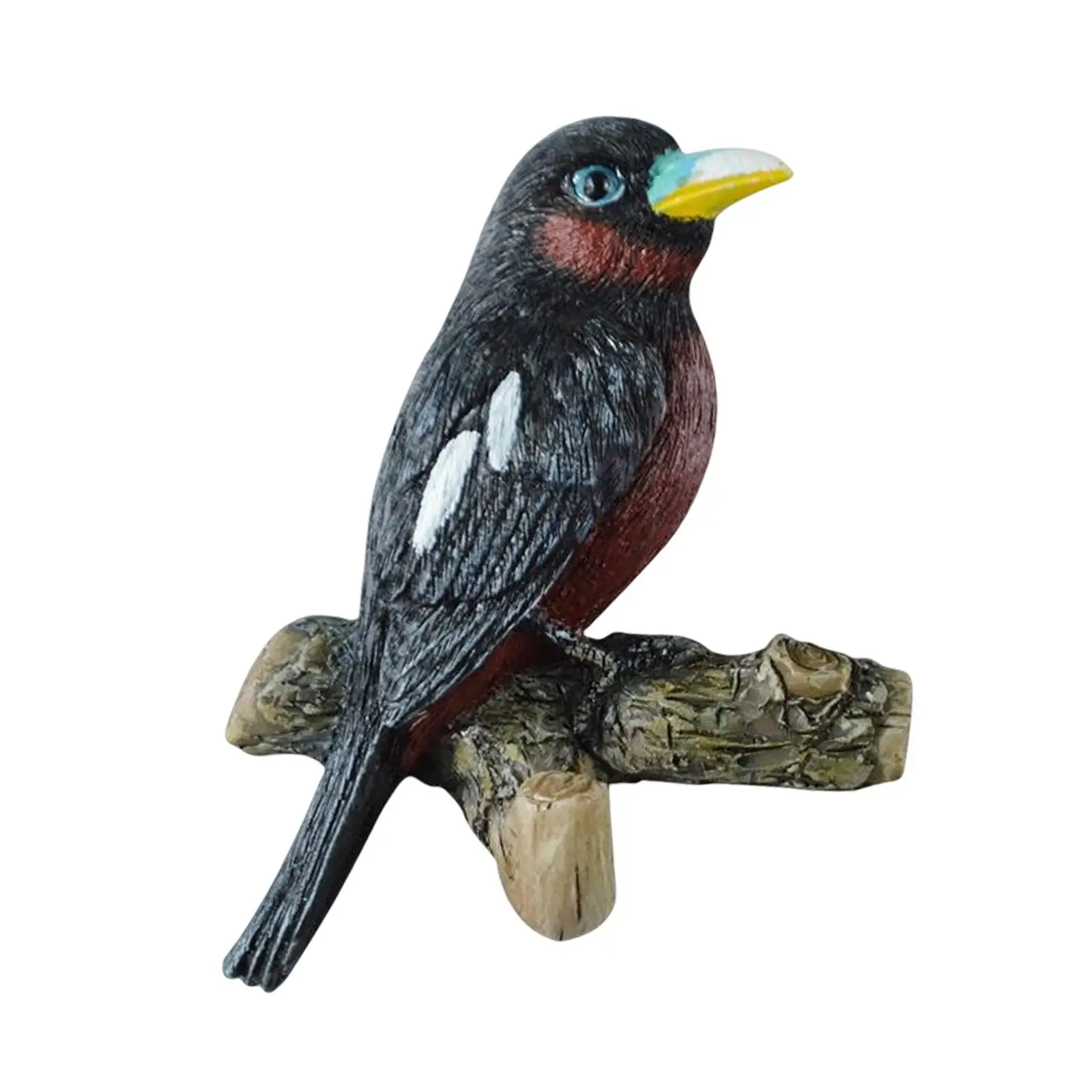 Birds on A Branch Hanger Storage Resin Wall Coat Hook for Hats Bathroom Tiles Outdoor