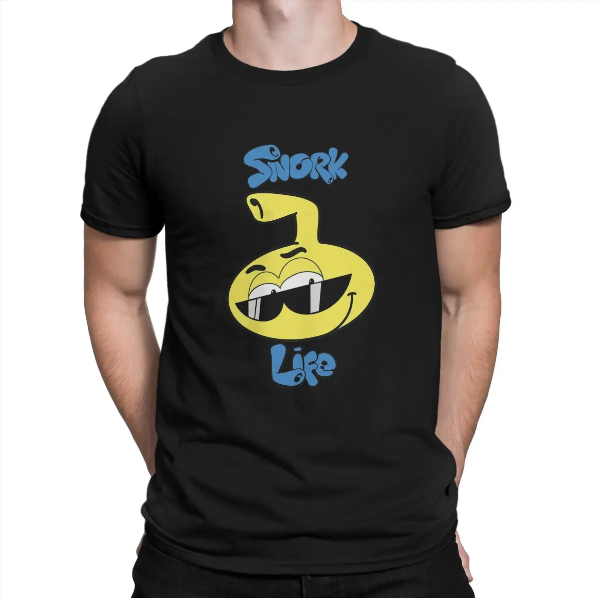 Snork Life Snorks Men T Shirt Graphic Crewneck TShirt Harajuku Tops