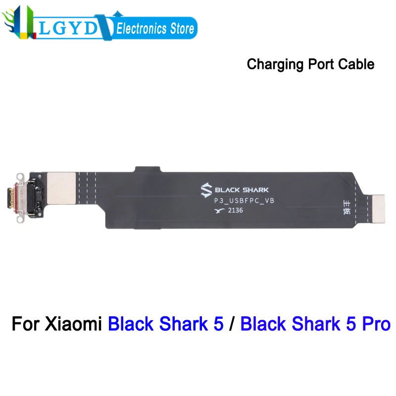 

USB-порт для зарядки гибкий кабель для Xiaomi Black Shark 5 / Black Shark 5 Pro