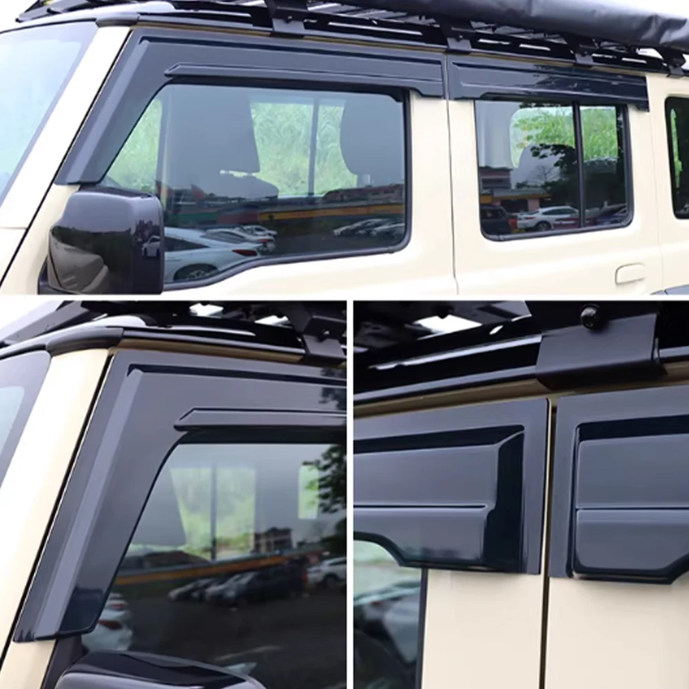 

Дефлекторы окон (ветровики) SXMA JMN093, 4 шт., акриловые, для Jimny JB74 5-дверный 2023-2026