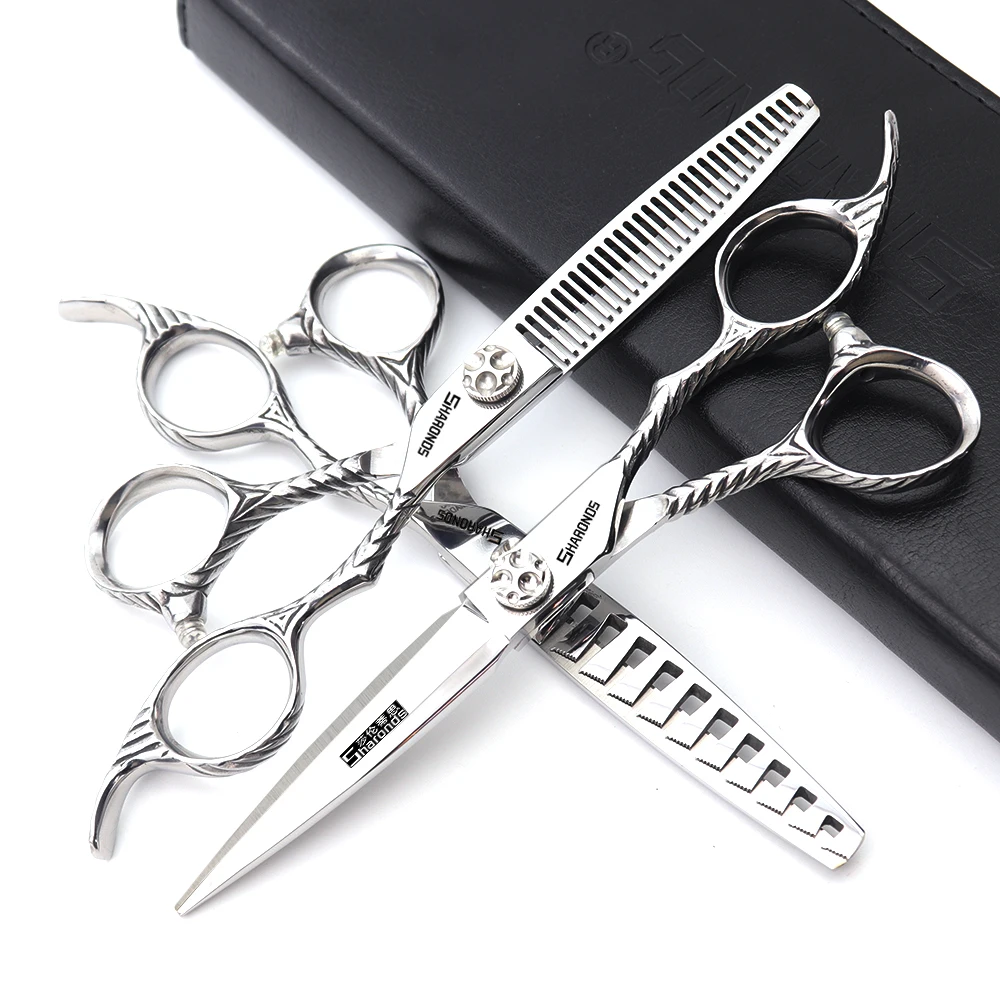 Barber specific tools, professional hairdresser specific cutting set, thin scissors, scar free tooth scissors