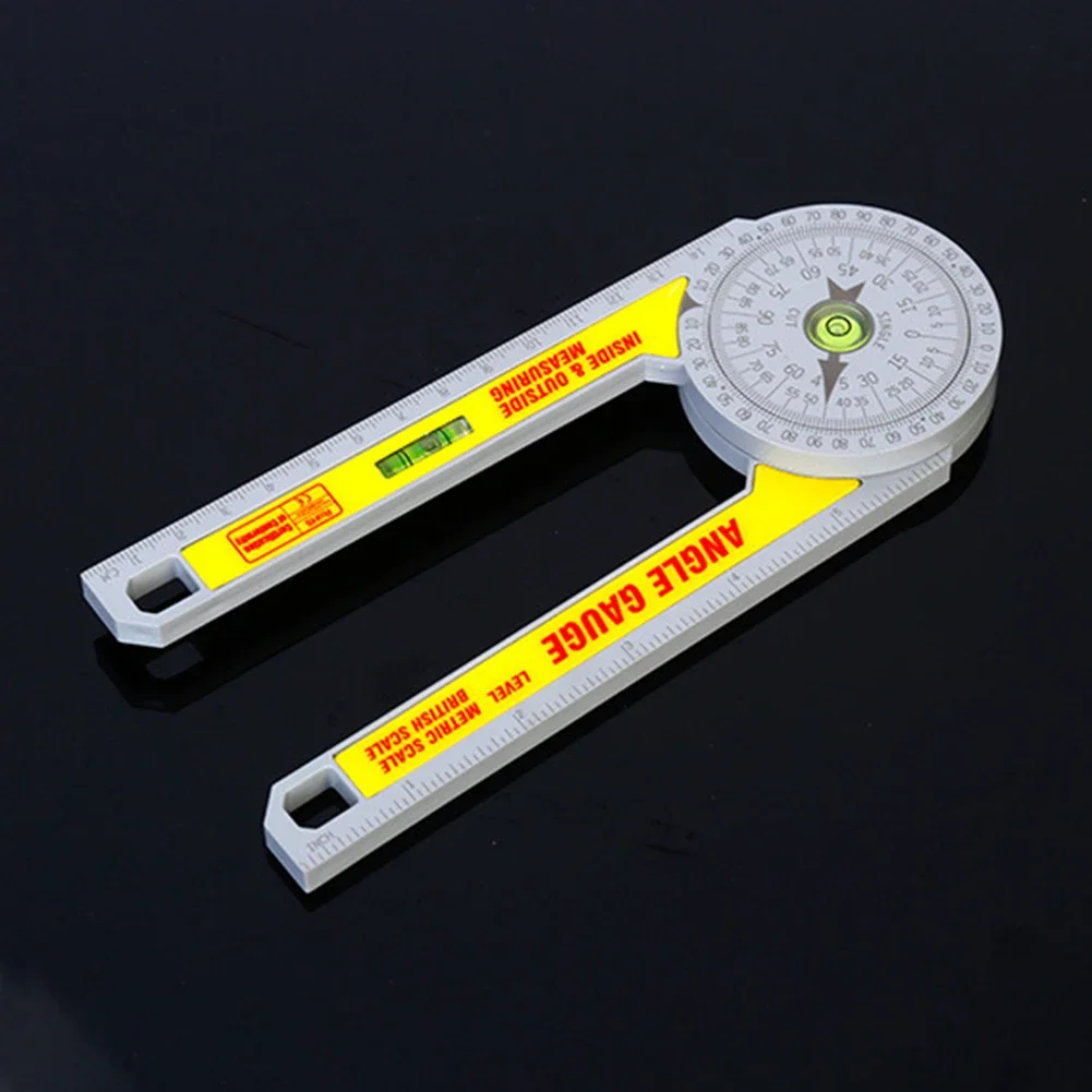 

360/180 Degree Rotating Angle Gauge Protractor Ruler Level Machine Miter Saw With Perfect Forming Level for Woodworking Miter