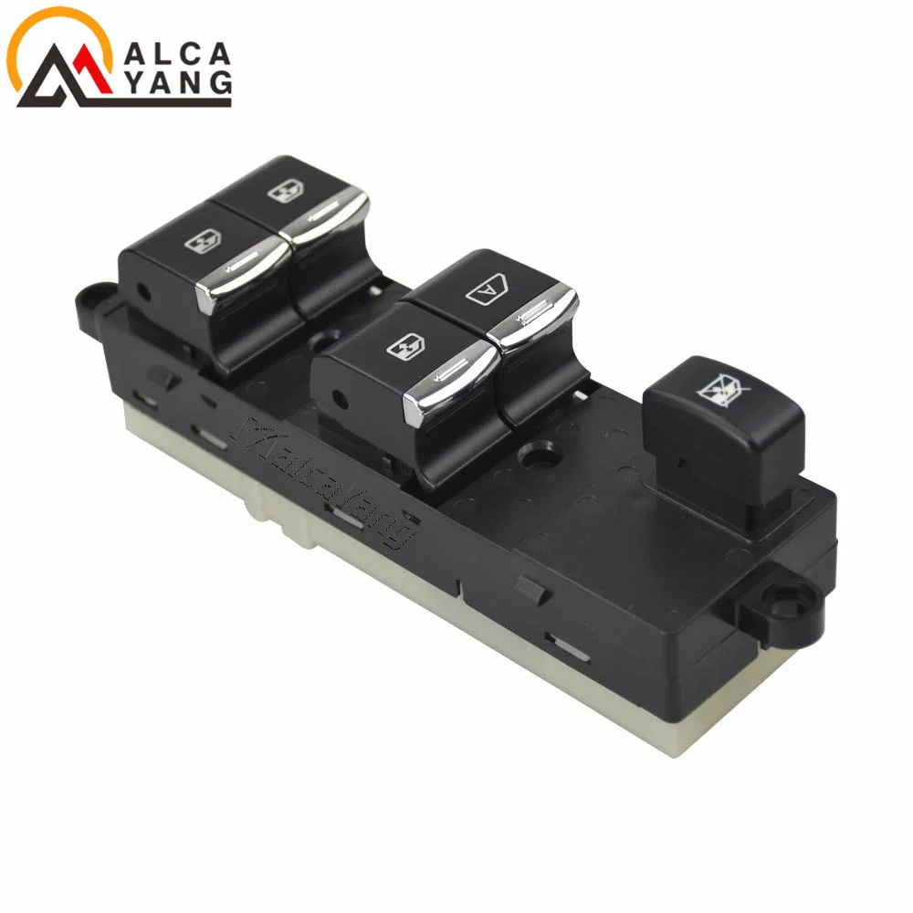 Interruptor de ventana eléctrica, interruptor principal de ventana eléctrica para Nissan Pathfinder Note Qashqai + 2 I 25401-BB65B 25401BB6