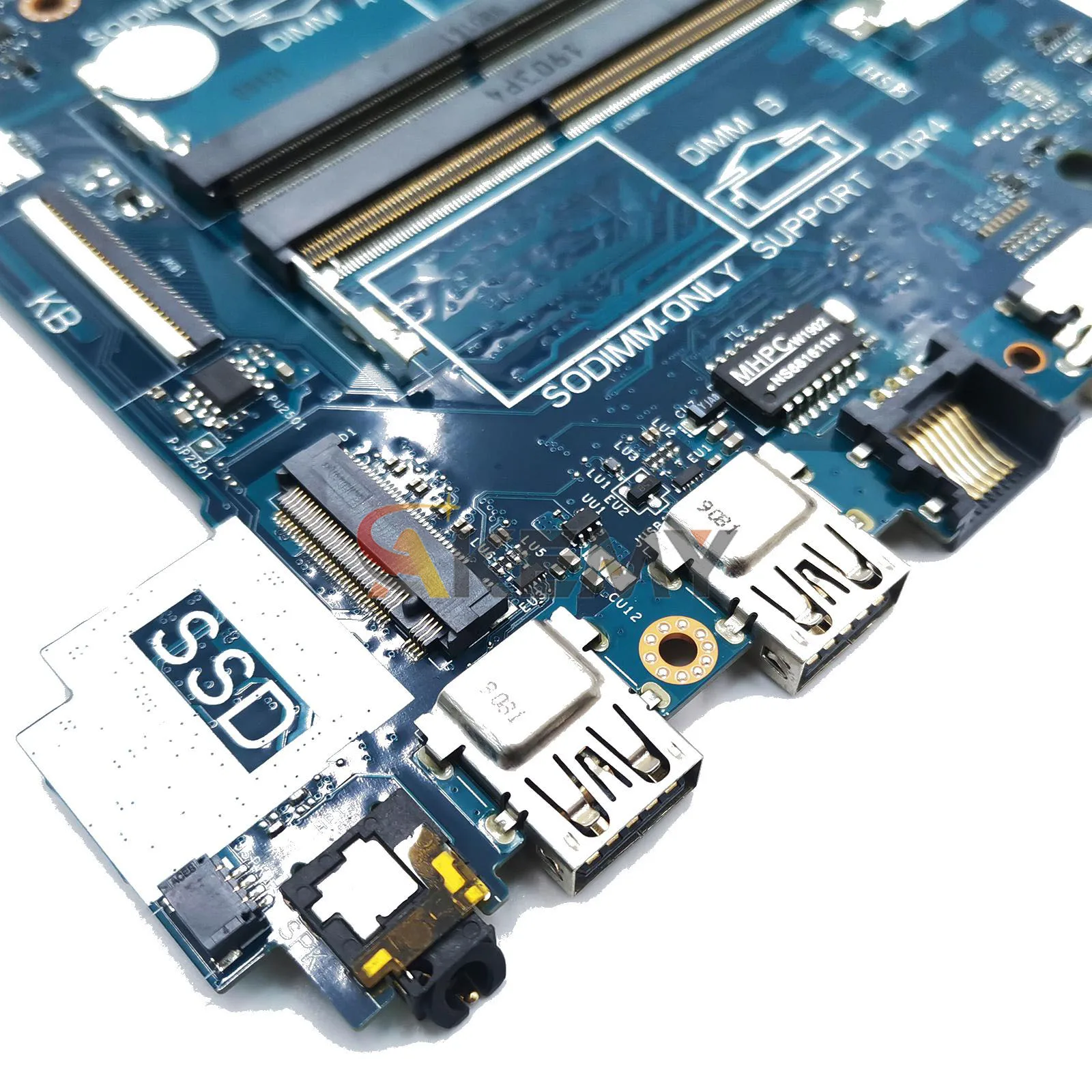 Carte mère d'ordinateur portable pour Dell 3480 3580 3780 3583 LA-G712P avec i3 i5 i7 8th CPU 04205U 05CF0M 0C75M5 0TWYDT testé OK