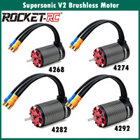 Surpass Hobby Rocket-RC Brushless Motor 4268 4274 4282 4292 for 1/8 1/7 RC Car Traxxas Work with Supersonic V2 120A or 150A ESC