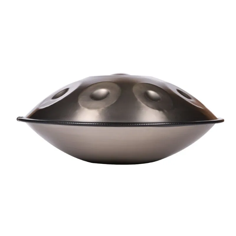 22 인치 HandPan 스테인레스 스틸 440HZ HandPans 전문 성인 타악기 Timbales 금속 휴대용 수제 악기