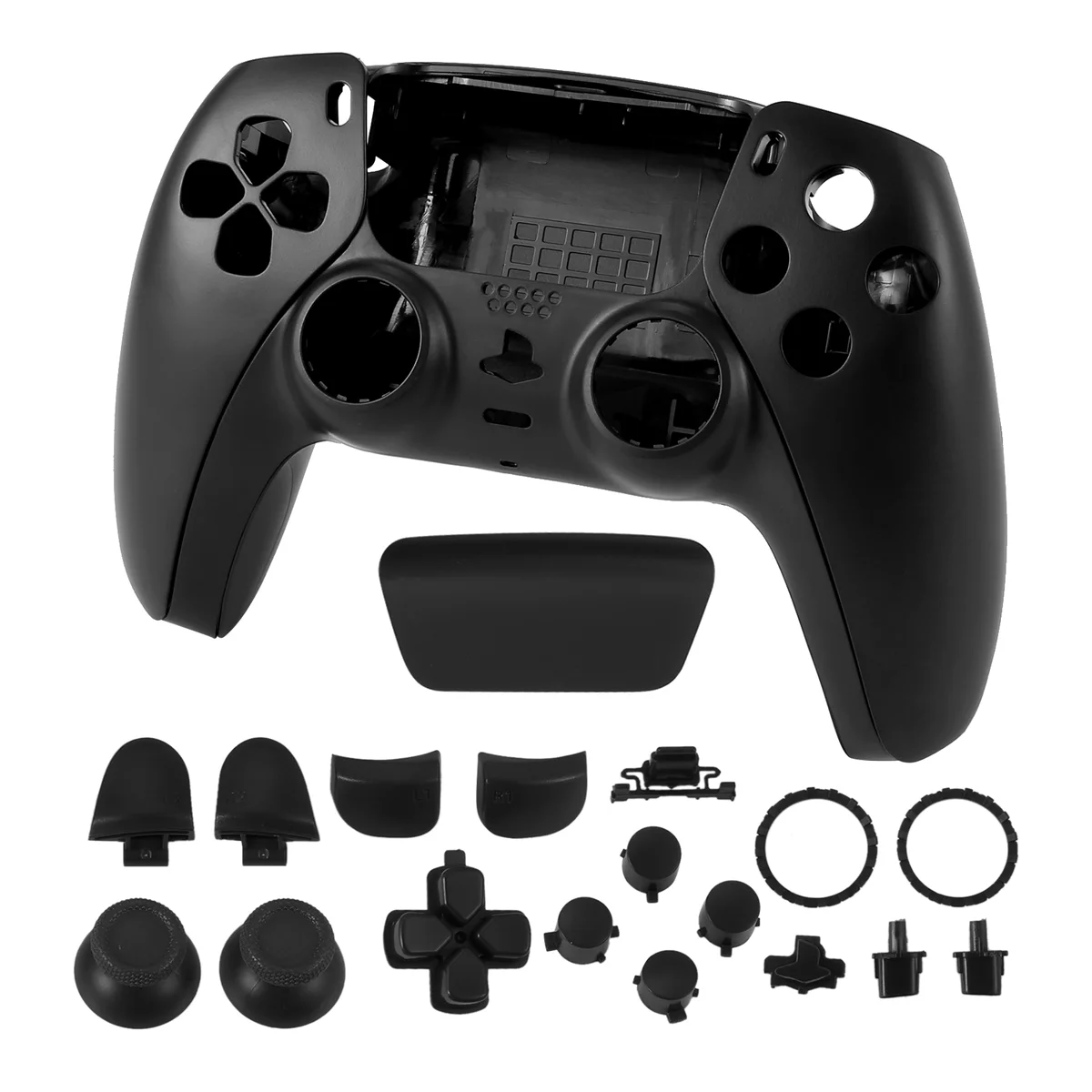 Newest Repair Part for PS5 BDM-010 Controller Housing Shell Game Controller Shell Cover with Buttons Black