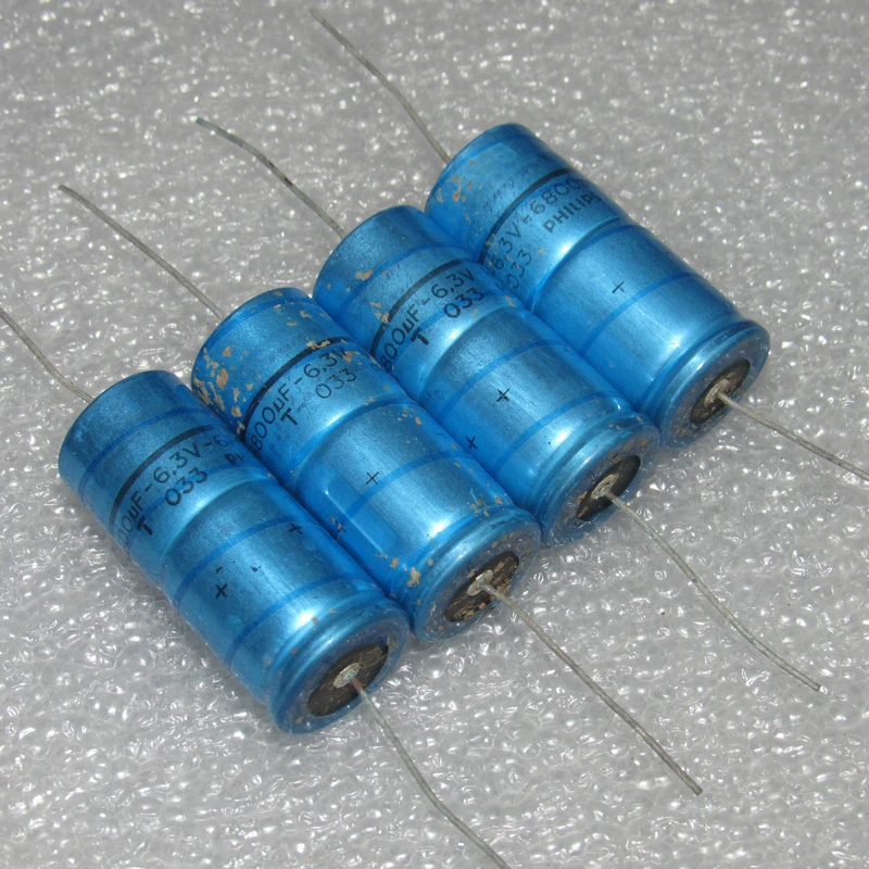 

10pcs/old Dutch 033 series 6.3V 6800UF filament filter capacitor