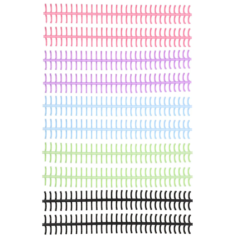 10Pcs Notebook Binder Rings Smooth Spiral Binding Coils for Personal Organizer DIY Notepad Calendar Craft Projects