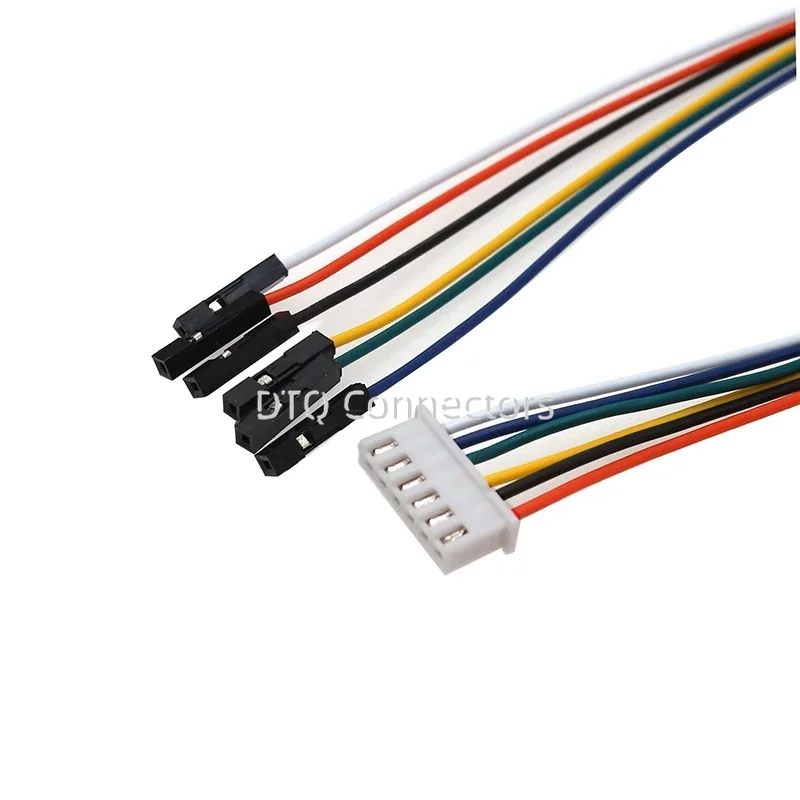 5PCS XH2.54 To Dupont 2.54mm 1P Male/Female Cable 2/3/4/5/6/7/8/9/10P 26AWG Jumper Wire 10CM/20CM/30CM 2P/3P/4P/5P/6P Pin