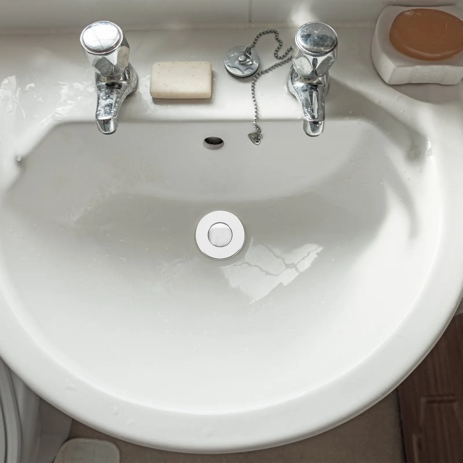 

Sink Stopper Bathroom Drain Stopper Bathtub Plug Basin Drain Filter Hair Trap for Tub Sink Washbasin Anti Clog Replacement