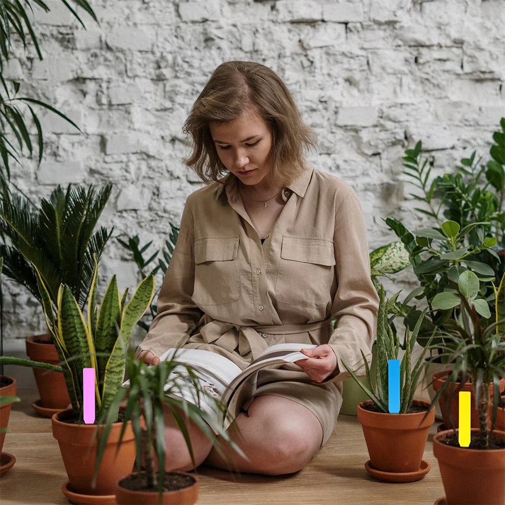 

600Pcs Plastic Plant Tags Garden Stake Labels Strong Bend Resistant Markers for Plants Identification Gardening Inserted Cards