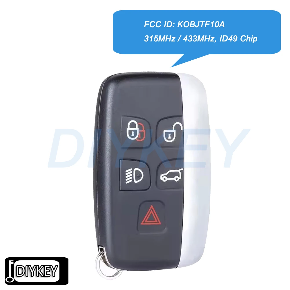 

Smart Remote Car Key Fob 315MHz 433MHz ID49 Chip for Land Rover Discovery 4 Freelander Range Rover Sport Evoque 2012-2017