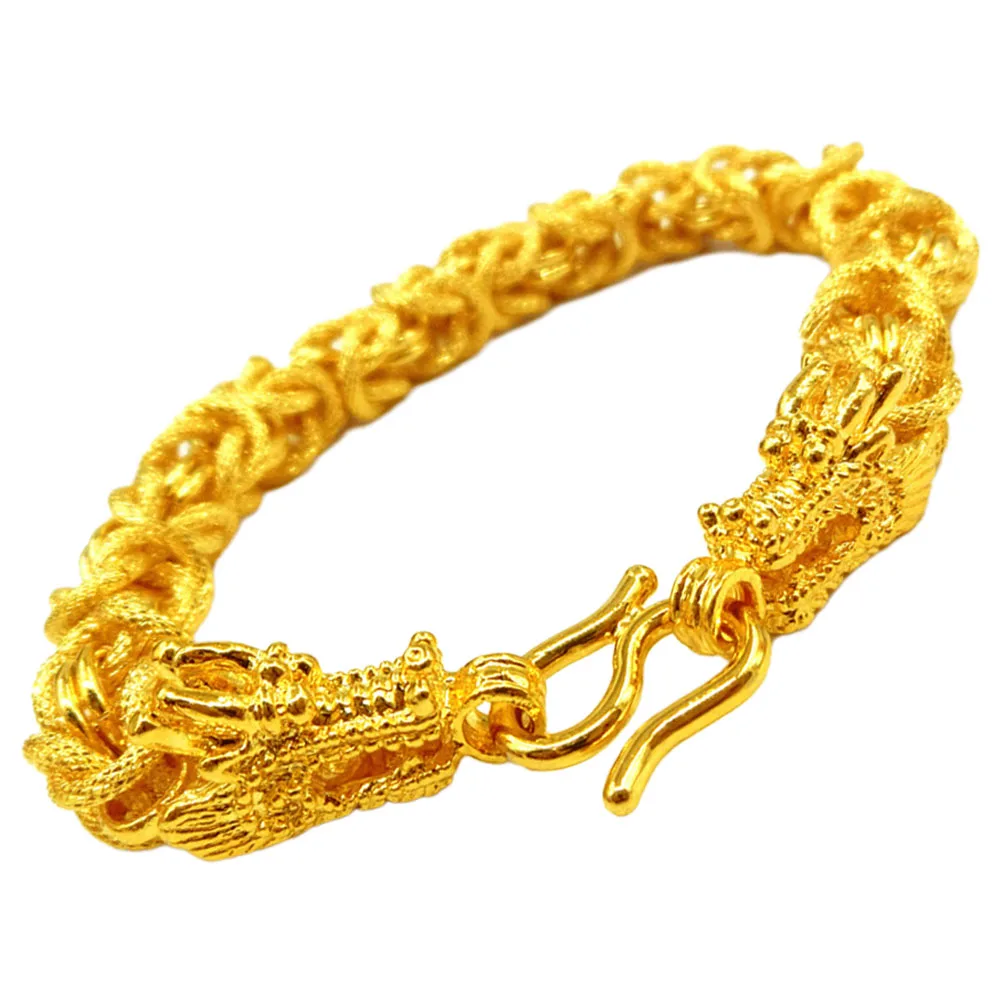 

Retro Dragon Bracelet Women New Year Bracelet Punk Metal Wrist Decor Chinese New Year Gift Valentine Birthday