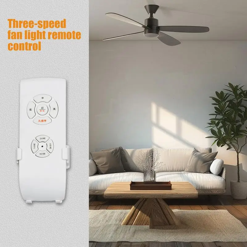 Ceiling Fan Remote Control Ceiling Fan Lamp Remote Control Kit Adjusted Wind Speed Transmitter 3 Speed Fan Controller Timer