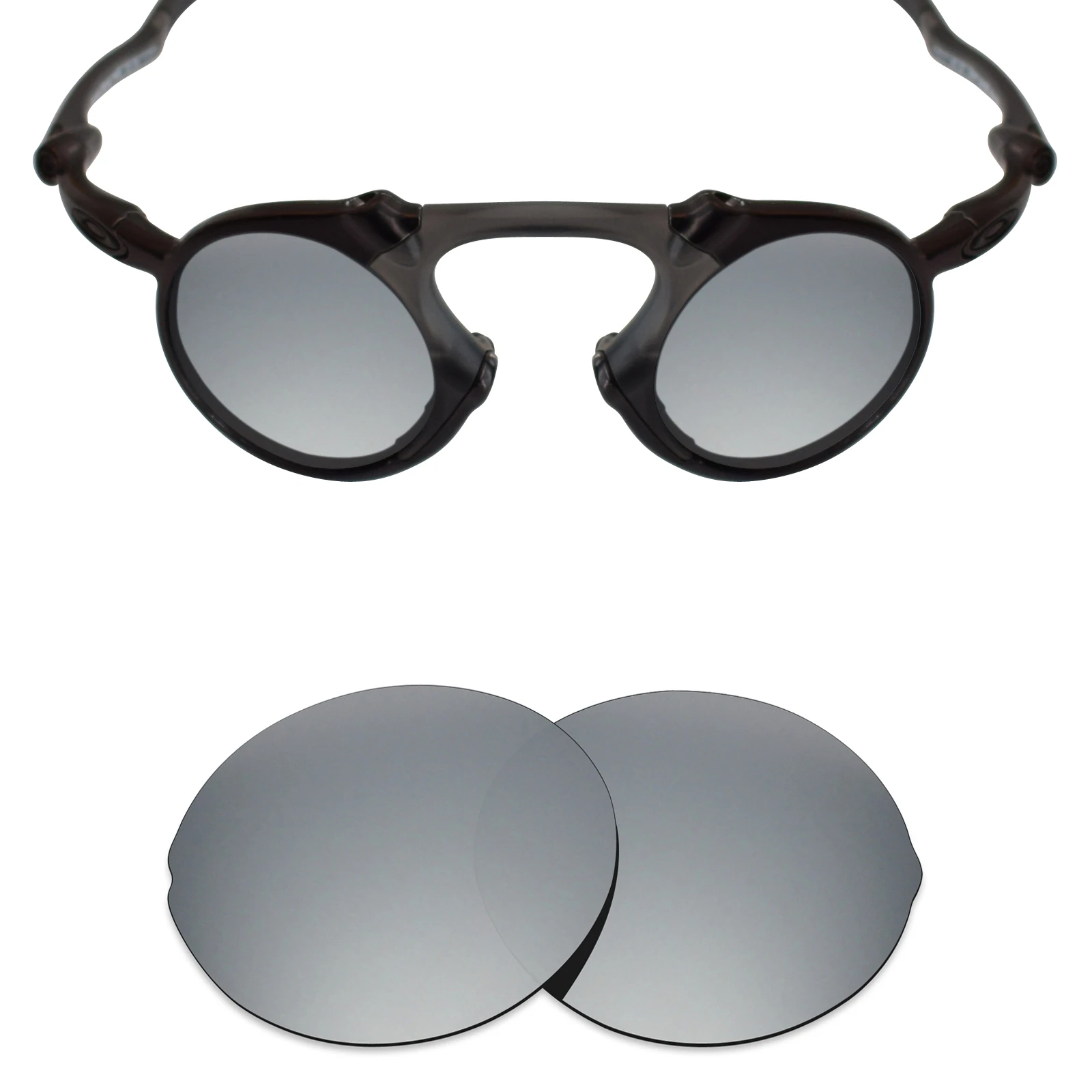 ezoptix123 Substituição de lentes polarizadas / não polarizadas para óculos de sol Oakley Madman OO6019 - 42 mm