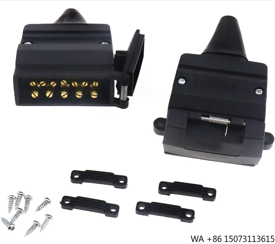 

Австралийский 7-контактный плоский переходник с разъемом «мама» на 12-контактный разъем «папа» для лодок, автомобилей, грузовиков