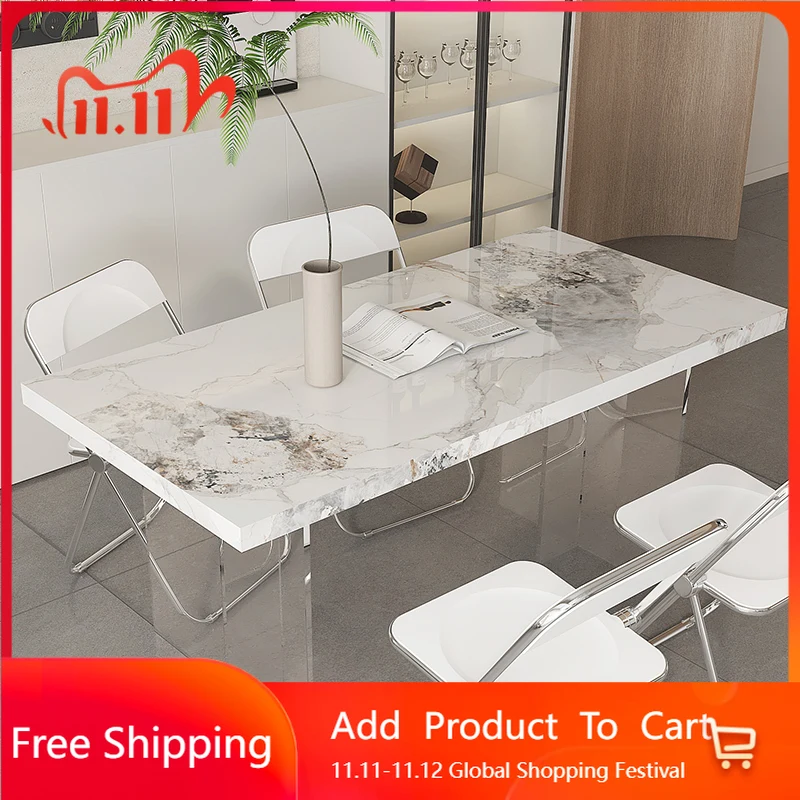 

Постмодернистский кухонный обеденный стол, роскошный нигерийский новый классический современный скандинавский обеденный стол, дизайнерский модный Muebles, модная мебель