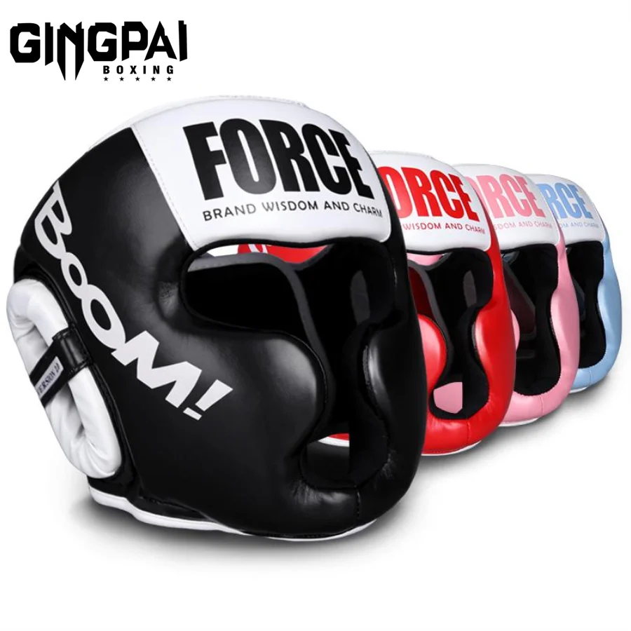 Boxing MMA Safety Helmet Head Gear Protectors Adult Child Training Headgear Muay Thai Kickboxing Full-covered Helmets Men Women