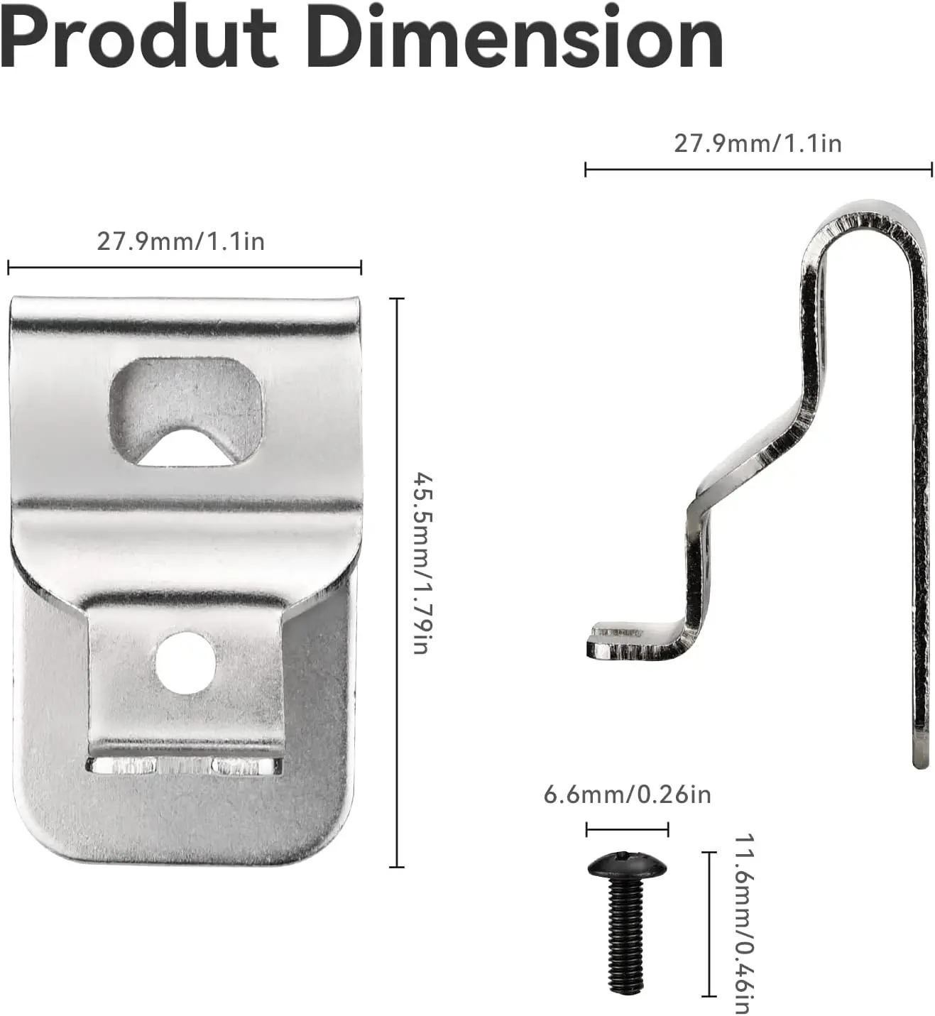 1-5PCS Electric Drill Belt Clip Hooks For DW 18 V 20 V Drill Driver N268241 N169778 DCD980 Hammer Impact Wrench Accessories
