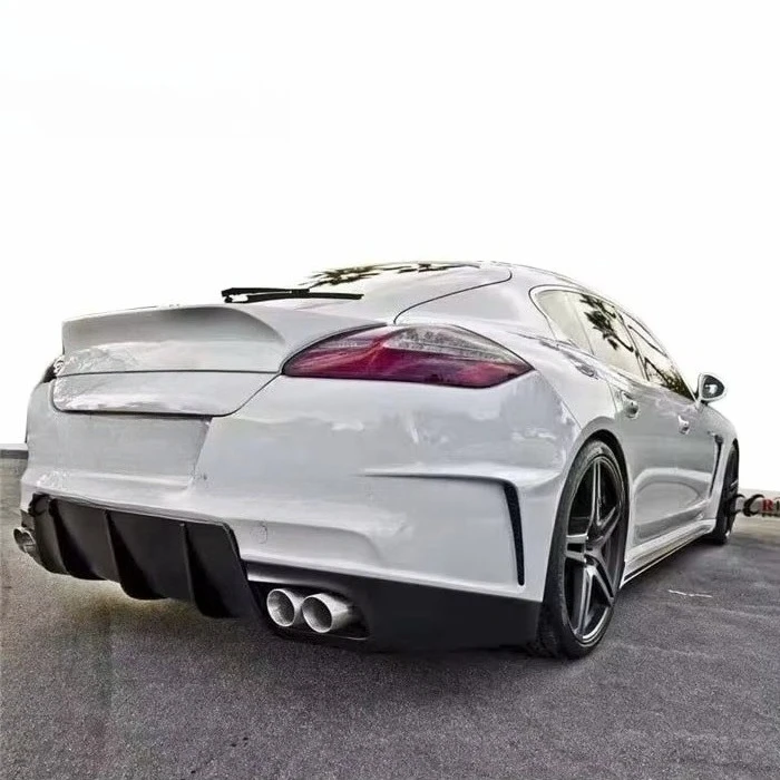 Perfect Fitment V Style Carbon Fiber Body Kit for  Panamera 970 2010-2013 Front Bumper  Rear Bumper Side Skirts