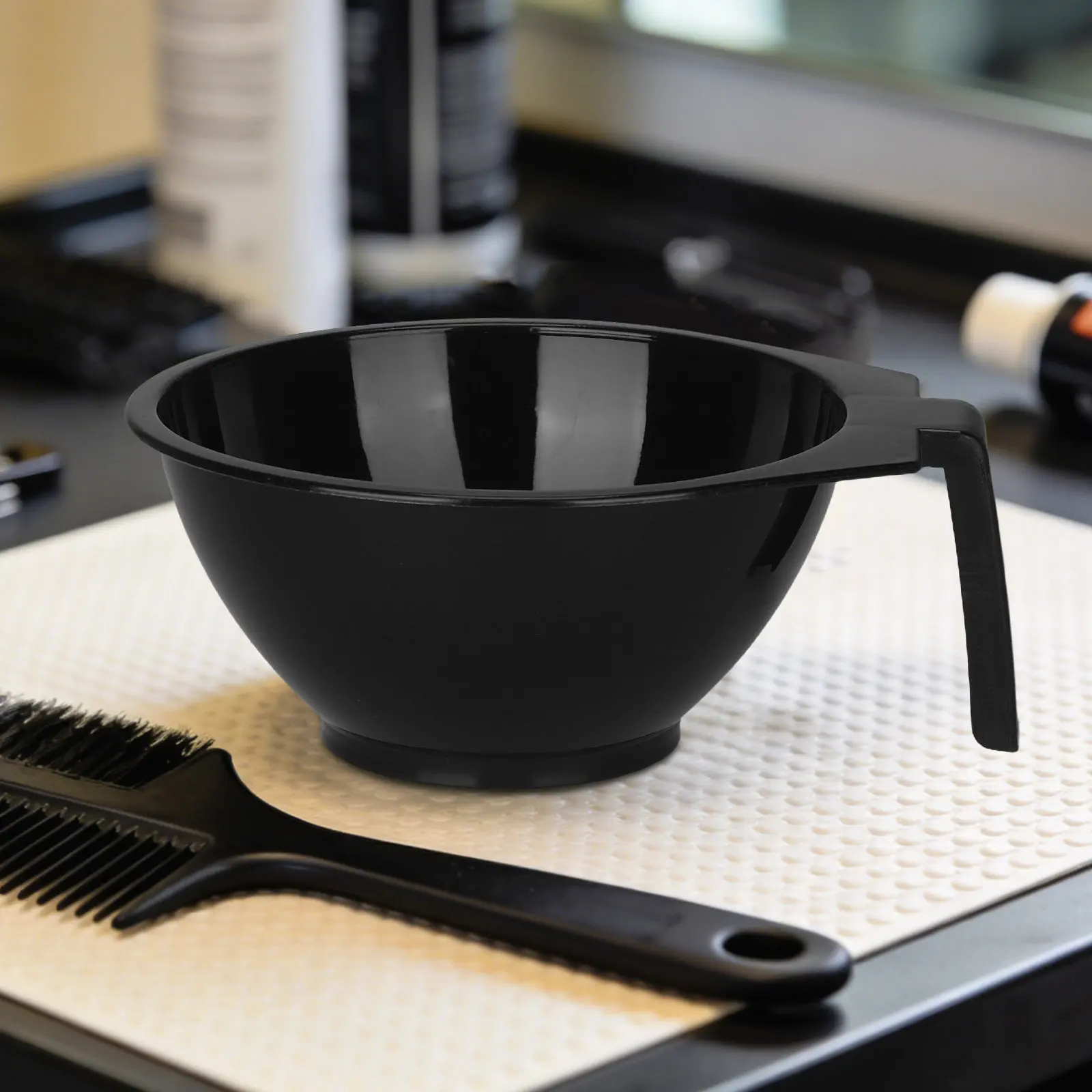 

5Pcs Hair Dye Mixing Bowl Stable Plastic Non Slip Professional Hair Coloring Bowls Salon Supplies Bowl for Mixing