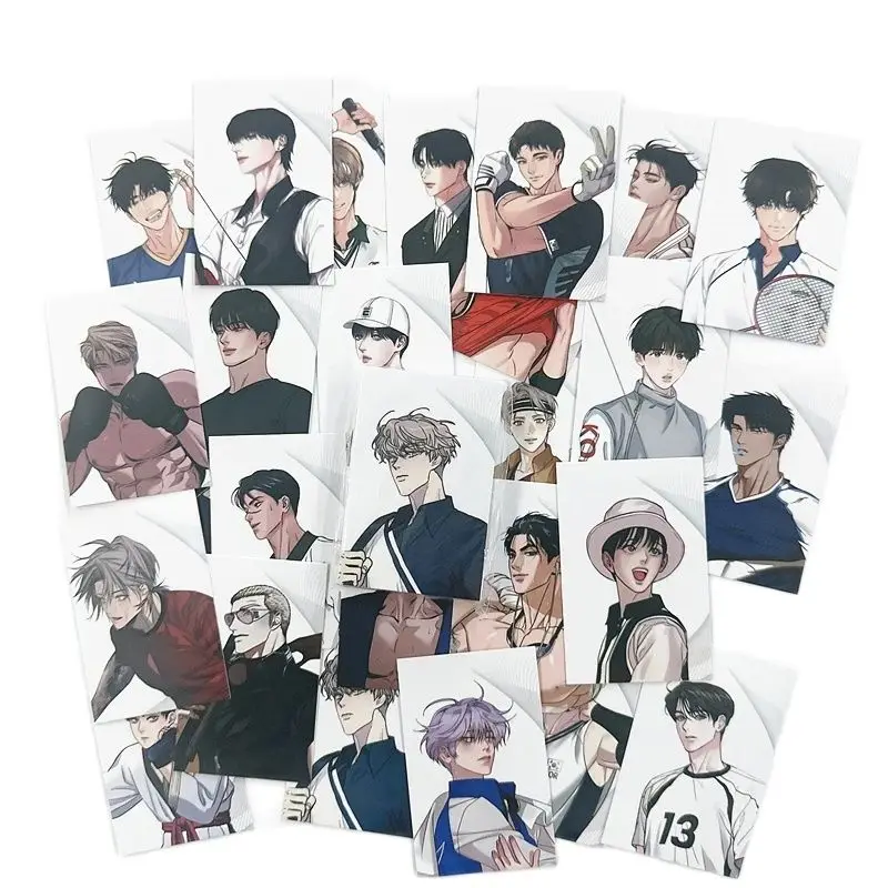 27 Pcs/Set Korean Manga Jinx, Backlight, Lost In The Cloud Lomo Card Comic Characters HD Photocard Fans Collection Cards