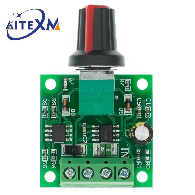 DC 1.8V-35V 2A 3A 5A 10A 30W 80W 90W PWM Motor Speed Controller Low Voltage Motor Speed Controller PWM Adjustable Drive Module