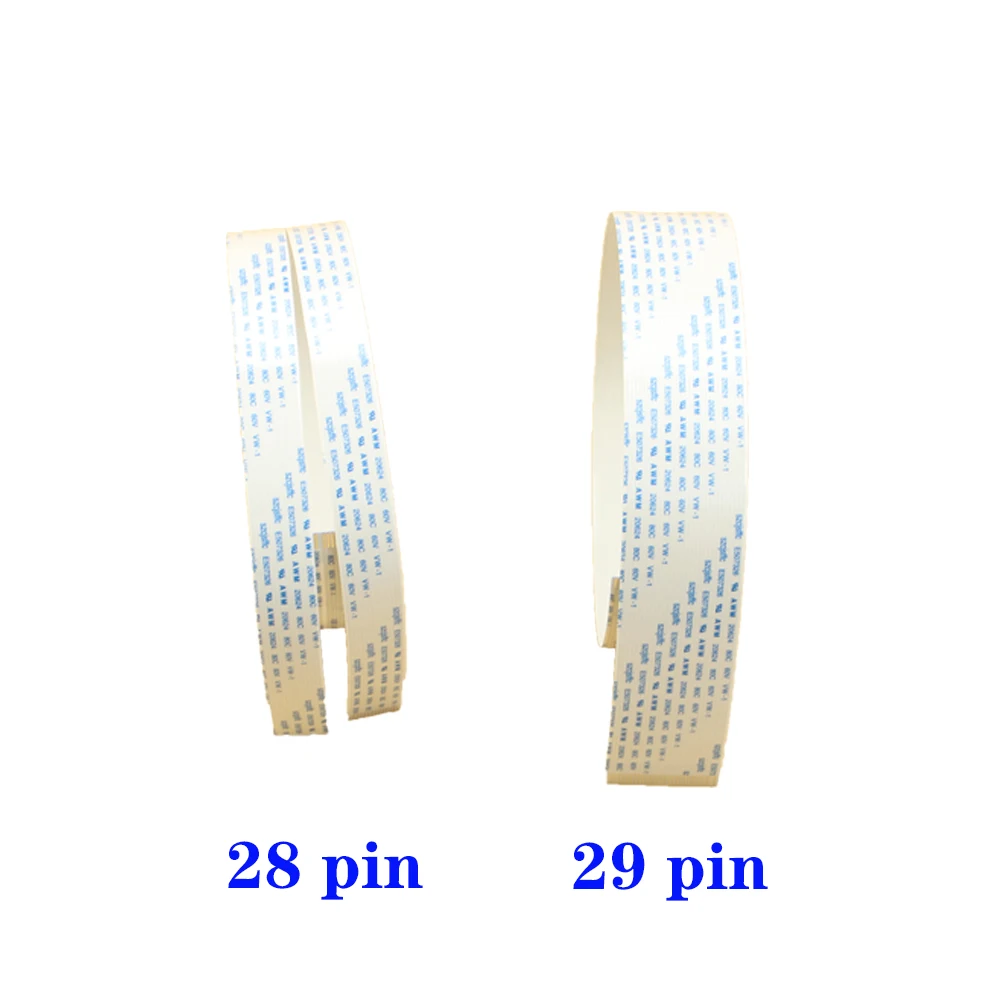 28pin 29pin head data cable for Epson TX800 TX700 TX720 TX820 XP600 Solvent UV flatbed printer dx10 printhead flat data cable