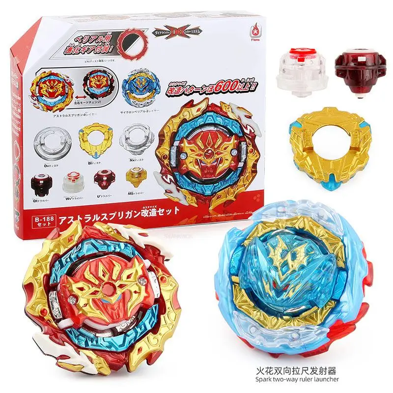 Flame  Spinning Top Spinner Toy Toys Sale Burst B188 DB Astral Spriggan Customize Set B-188