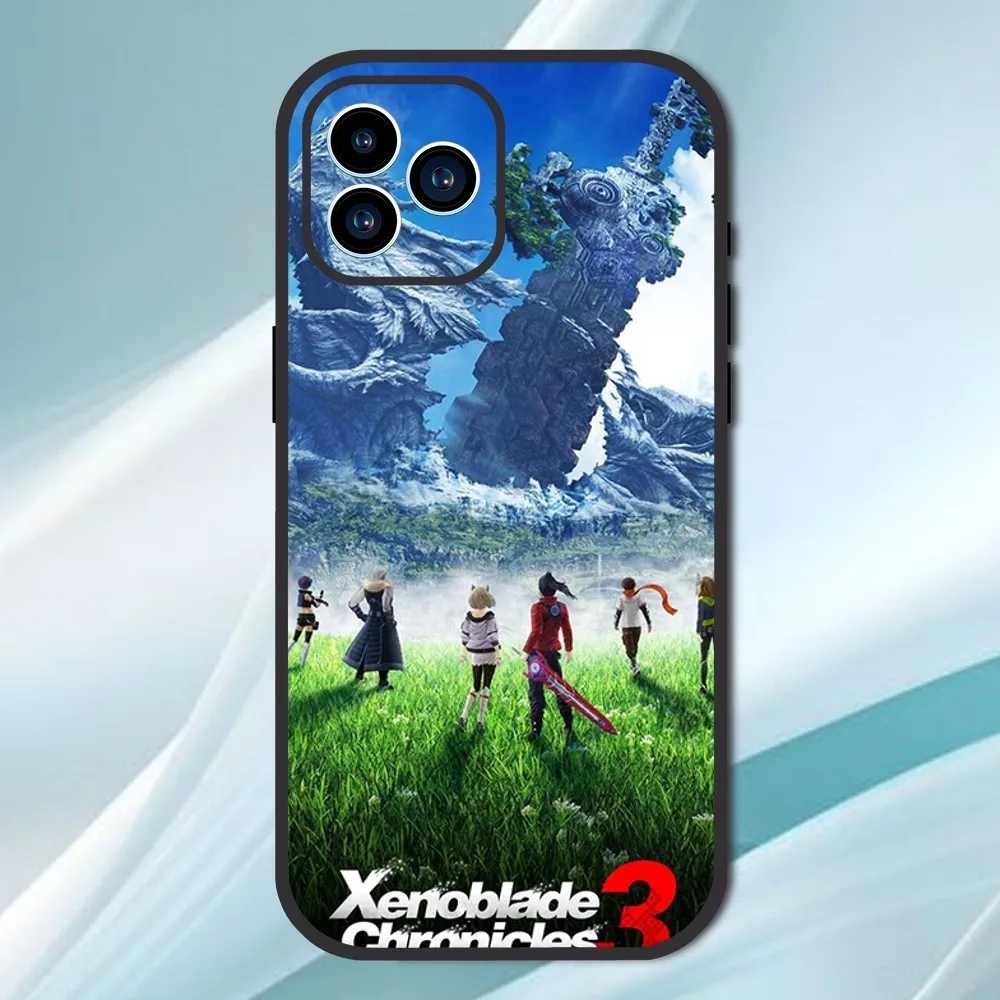 Game Xenoblade Chronicles 3 Phone Case For iPhone 13 12 11 14 15 Pro XS Max XR X 8 7 6S 6 Plus SE 2020 Soft Back case