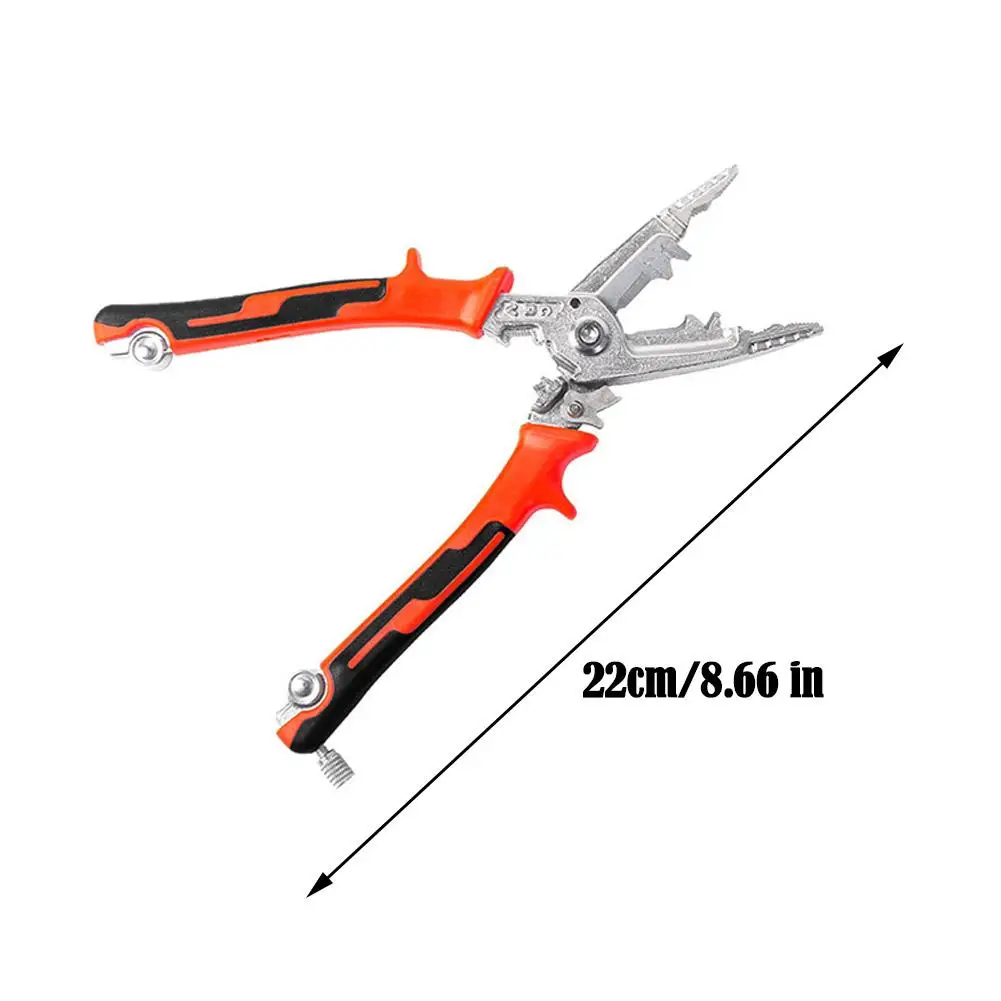 Multifunctional 10-in-1 Hand Tool: Heavy-Duty Universal Pliers, Wire Stripper, Cable Cutter, Terminal Crimper
