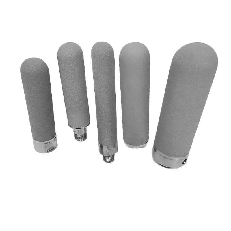 High Quality Metal Powder Sintered Titanium Rod Filter Element, High Temperature Resistant, 316L Stainless Steel
