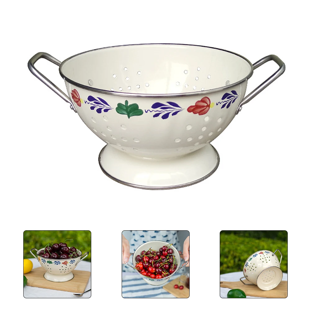 

Draining Fruit Plate Household Metal Fruit Tray Creative Serving Dish For Snacks Storage Decorative Drain Tray Kitchen