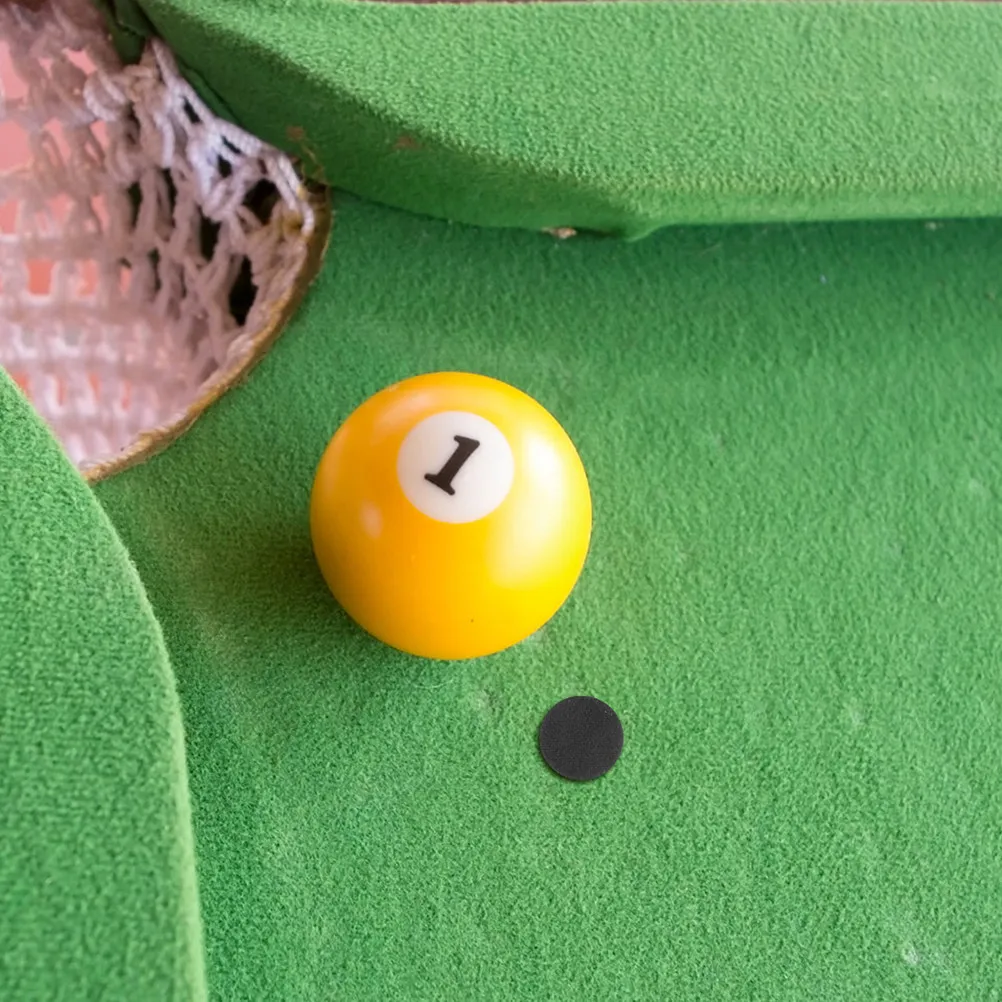 

3 Sheets Pool Table Stickers Black Spots Billiard Point Stickers Snooker Locator Dots Proper Size for Most Tables Self-Adhesive