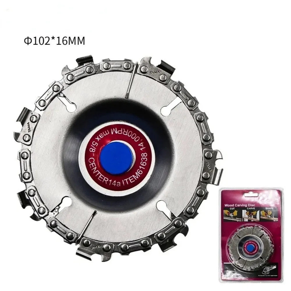 Angle Grinder Chain Disk / Wood Slotting Saw Blade / Woodworking Chain Disk Cutting Blade / Woodworking Tools