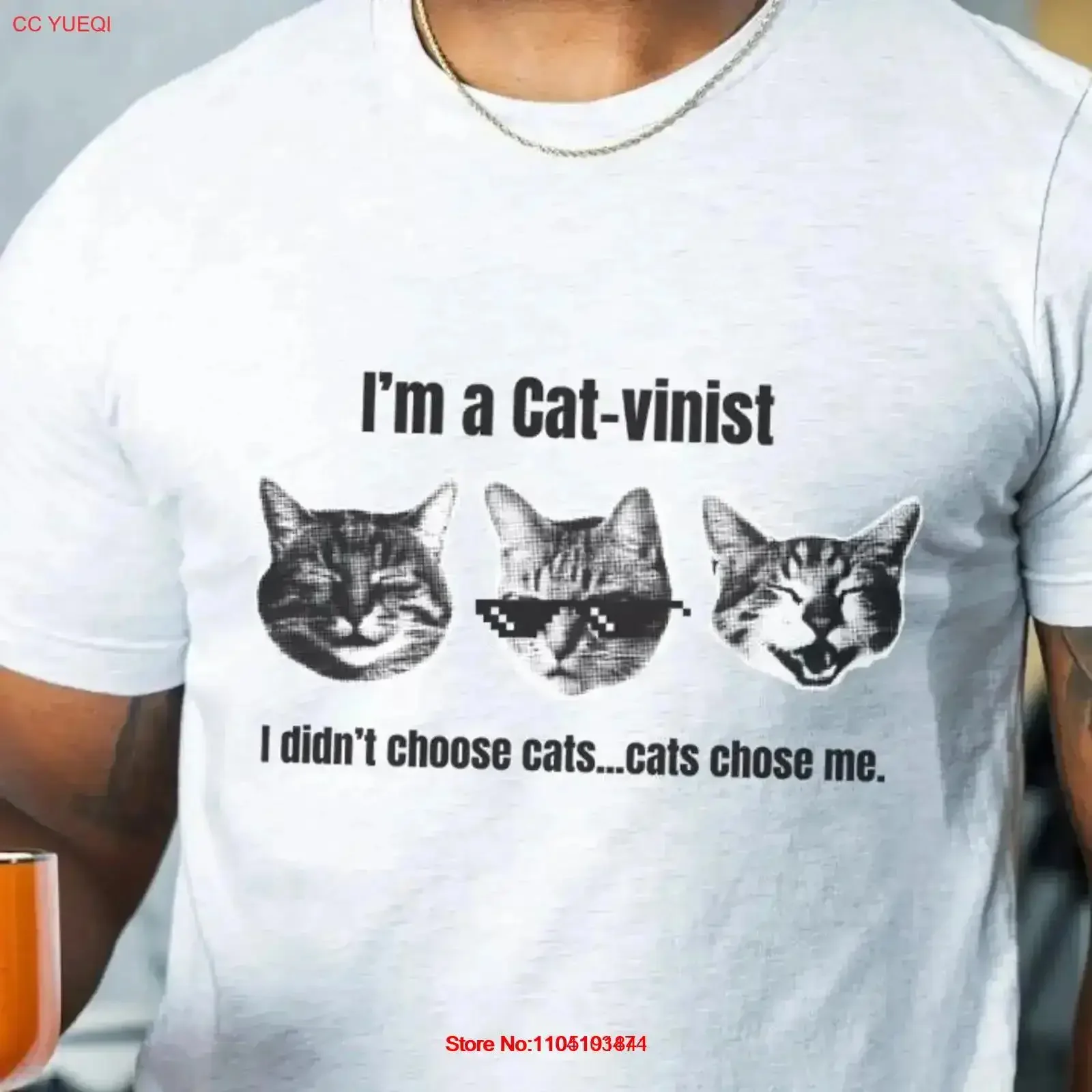 

Funny calvinisT T Shirt cat humor tee reformed theology for owner gift Pastor vintage Washed Soft homme Stretched vintage