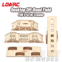 LDARC Desktop Simulation Off-road Obstacle Course for 1/43 RC Model Car Crawler Toy Field