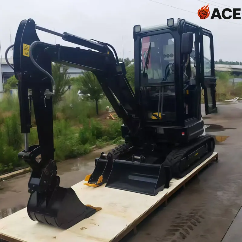 

free shipping micro digger 2.5 ton kubota engine mini escavator 1 ton 2ton customized small excavator euro 5 crawler excavators