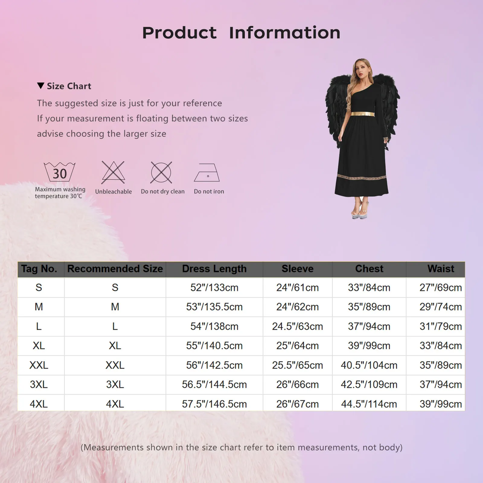 Womens Ancient Greek Roman Tunic Dress with Wings One Long Sleeve Toga Dress And Angel Wing 2Pcs Set for Halloween Cosplay Party