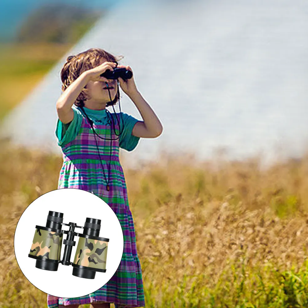 

Plastic 8X30 High Definition Green Coating Portable Telescope for Travel Camping Kids Educational Toy