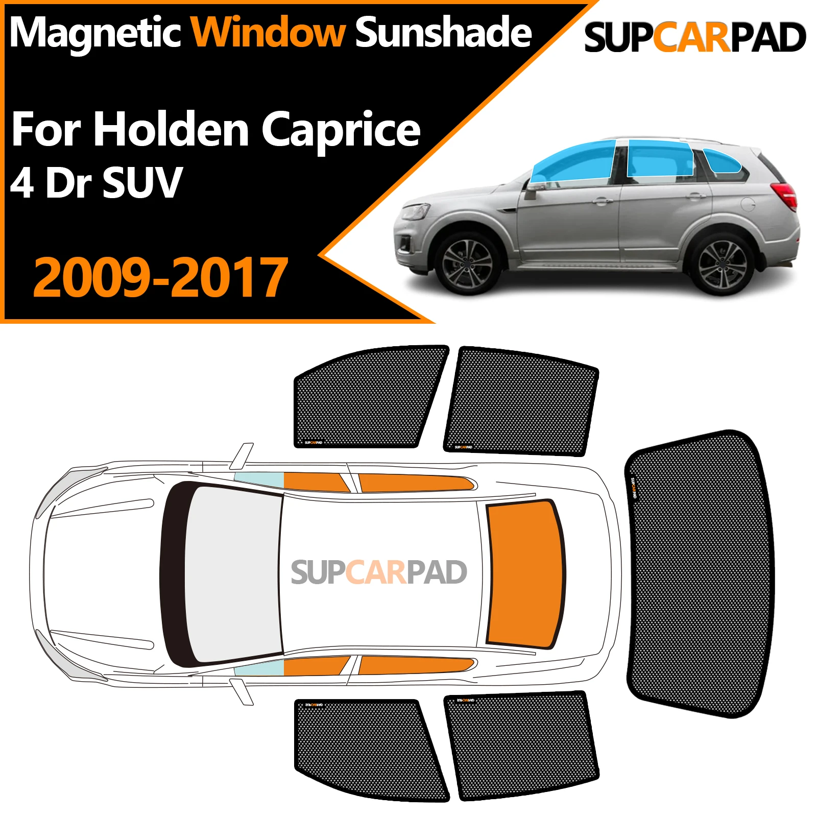 

Солнцезащитный козырек на окно автомобиля на заказ для Holden Captiva 4 Dr SUV 2009-2017, магнитная занавеска, сетчатая передняя занавеска на лобовое стекло