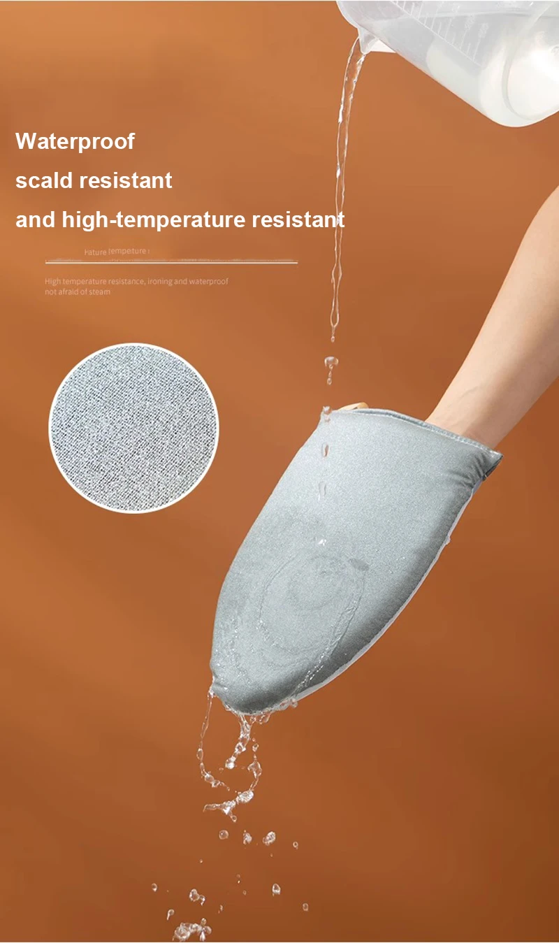 Waschbares Bügelbrett, Mini-Anti-Verbrühungs-Handschuhe, Eisen-Pad-Abdeckung, hitzebeständiges, schmutzabweisendes Bügelbrett für Bekleidungsgeschäft – Detail 6