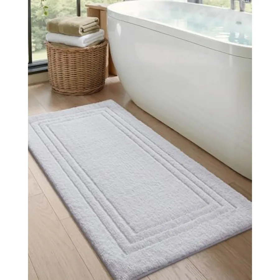 

Bath Mats Bathroom Rug 43x24 Large Non Slip Bathroom Rugs Washable Absorbent Bathmat Quick Dry for Shower Floor Sink
