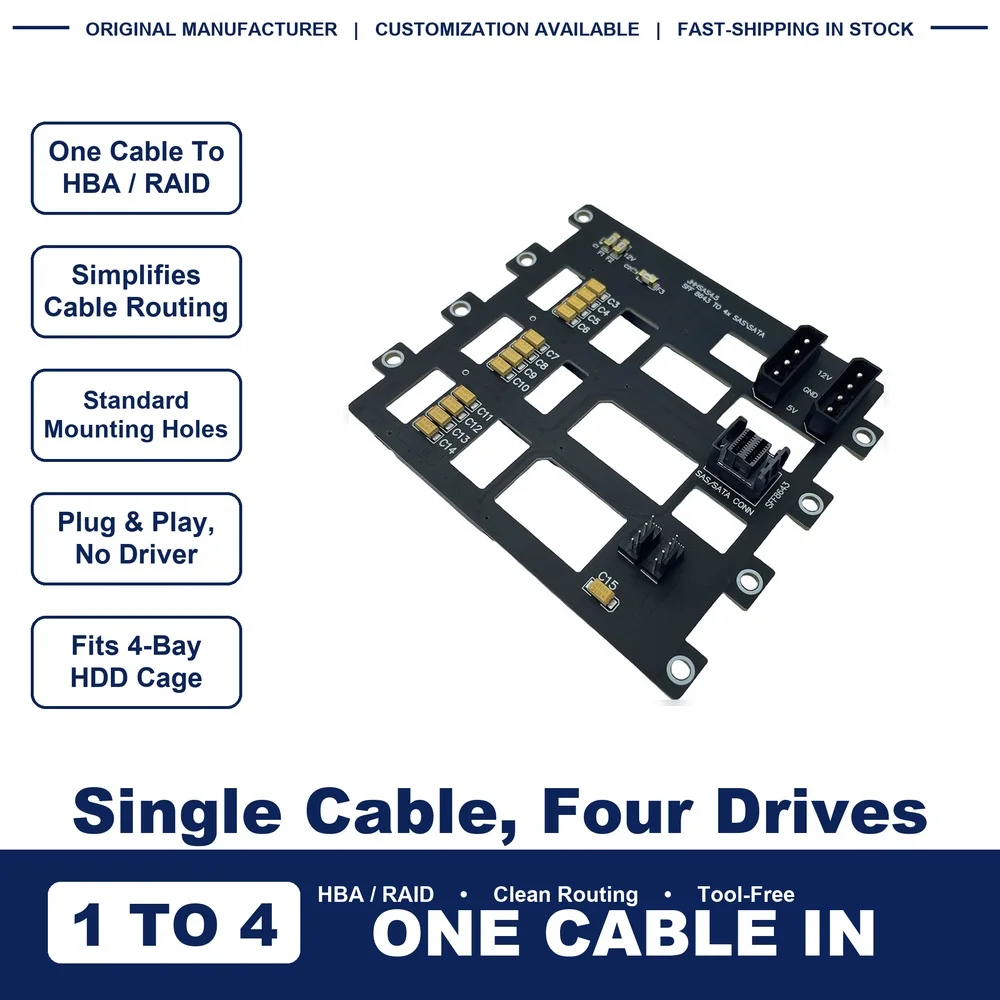 placa-trasera-para-discos-duros-sas-sata-de-4-bahias-1×entrada-sff-8643-mini-sas-hd-a-4-puertos-sas-sata